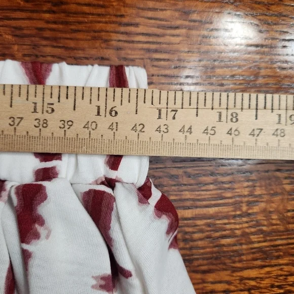 LuLaRoe NWT red and white skirt size XL with pockets - Picture 6 of 7